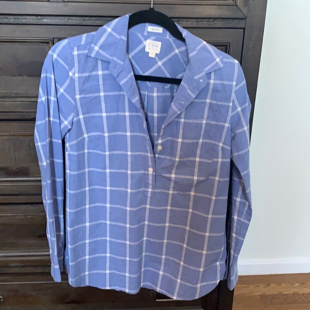 J. Crew 1/2 button down